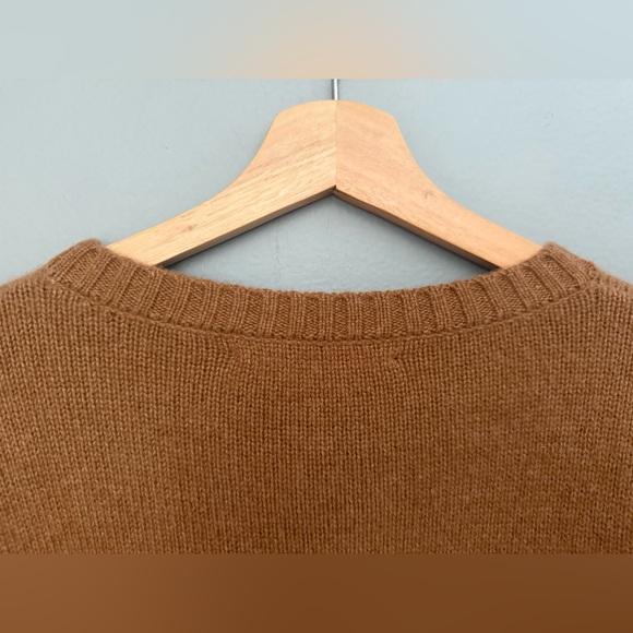 Organic BY JOHN PATRICK Wide Pull Over Sweater - Vicuña, 100% Cashmere, Medium - Picture 15 of 16
